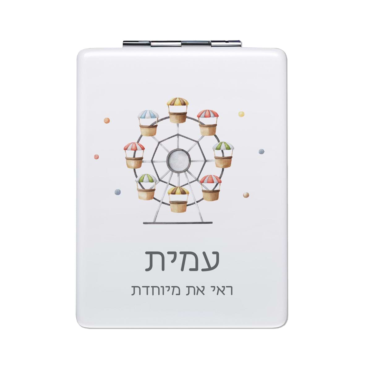 מארז מברשת לשיער - מראת כיס - קרקס