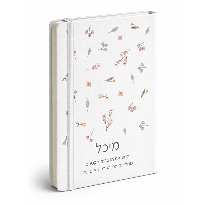 מארז מתנה - מחברת + פד לעכבר + כלי למכשירי כתיבה + קופסת דפי ממו - אביב