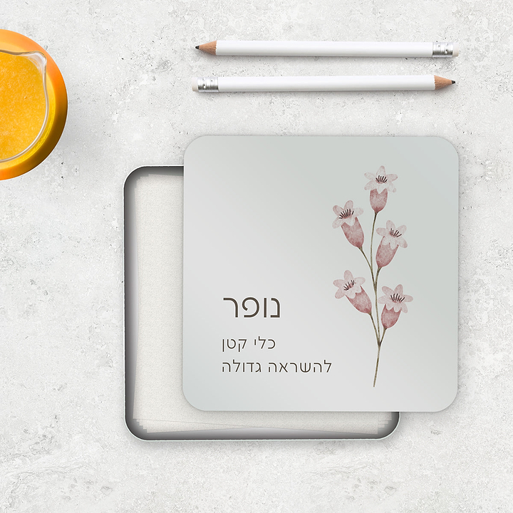 קופסת דפי ממו - אביב