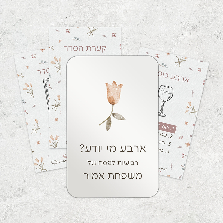 משחק רביעיות לפסח - אביב