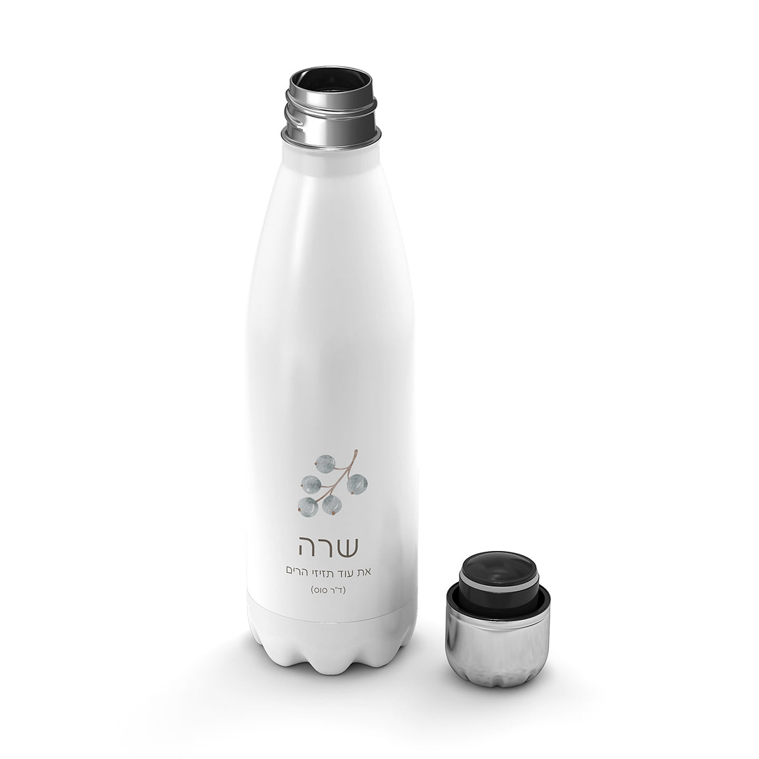 בקבוק טרמי נירוסטה - אביב