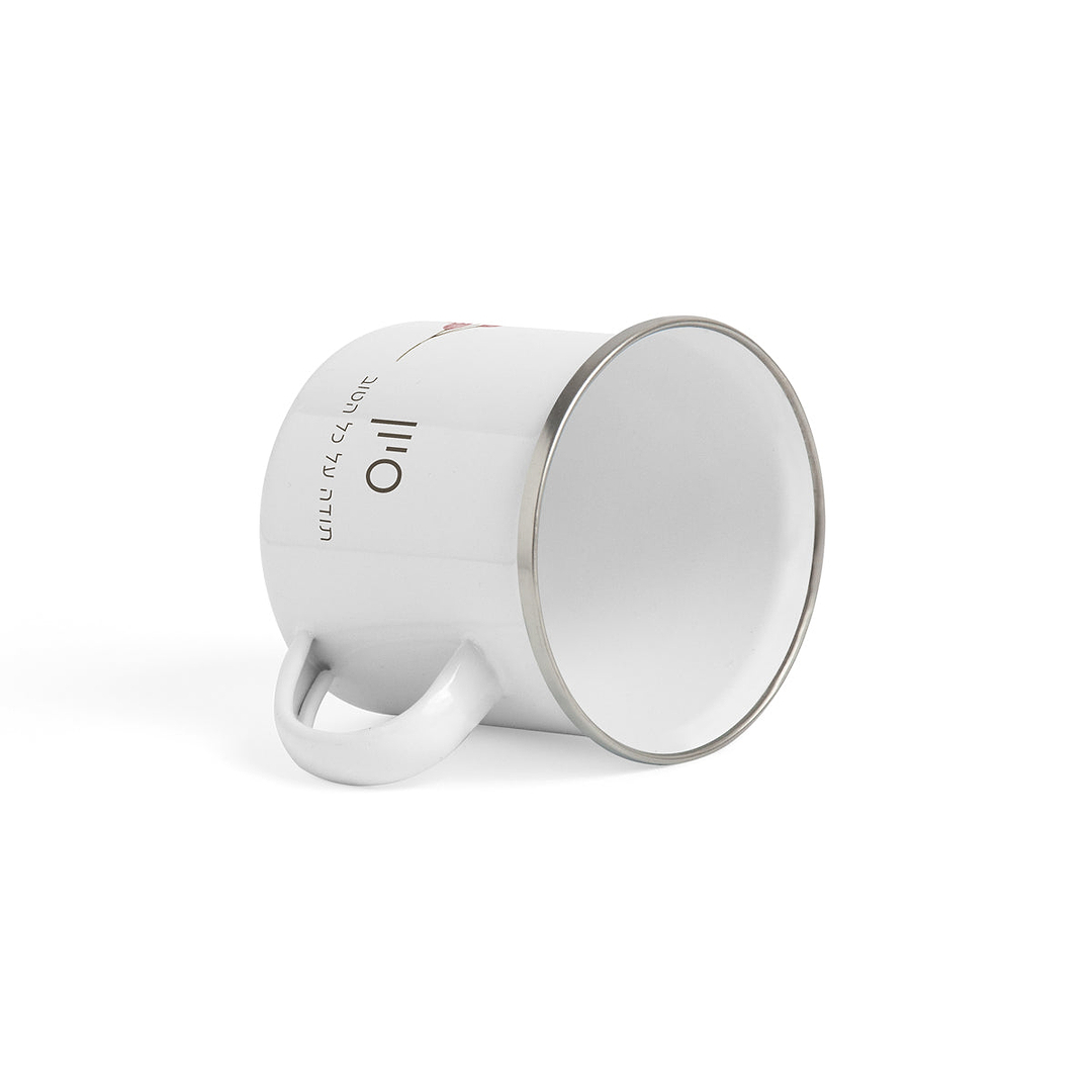 כוס אמייל - אביב