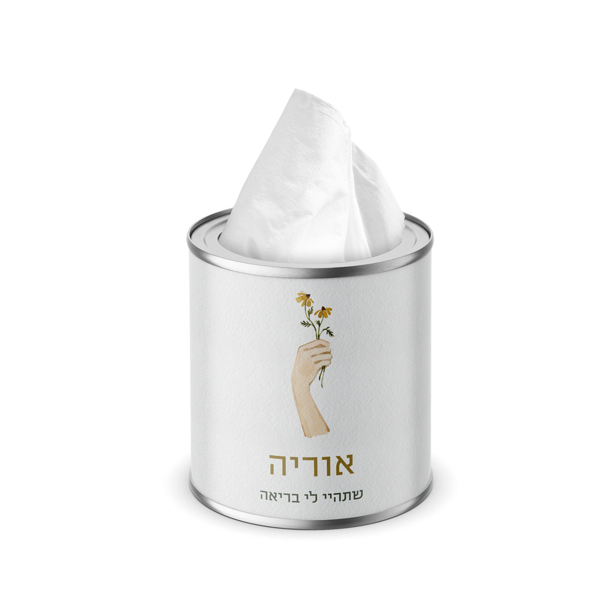 קופסה לממחטות אף (נייר טואלט) - פריחה