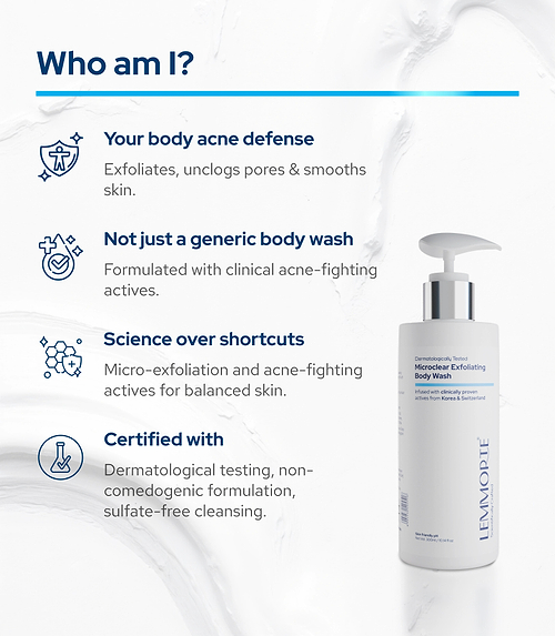 Lemmorte® Microclear Exfoliating Bodywash