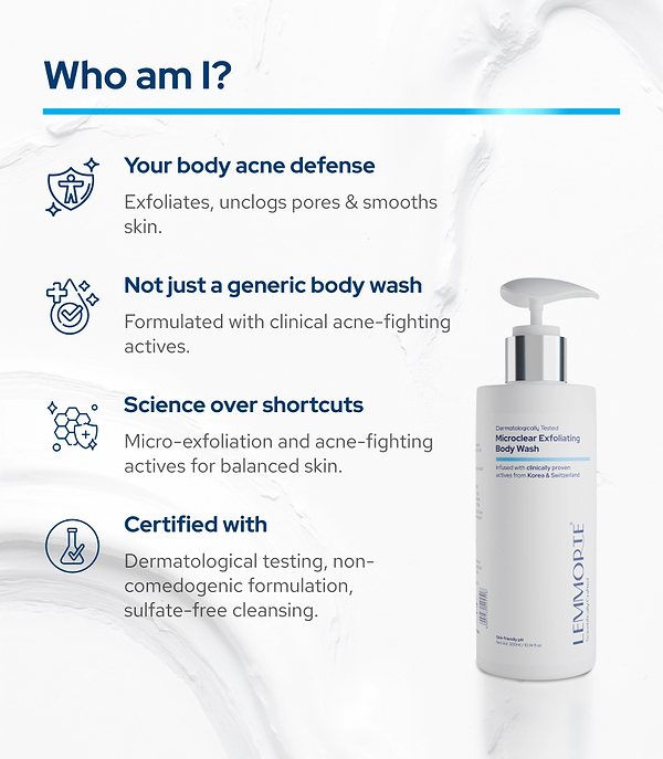Lemmorte® Microclear Exfoliating Bodywash