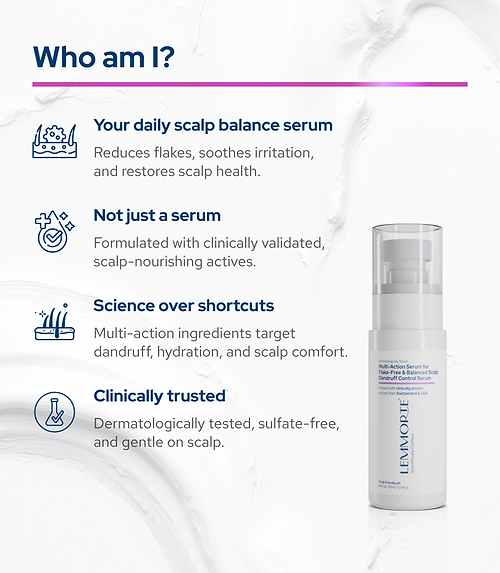 Lemmorte® Multi-Action Serum for Flake-Free & Balanced Scalp