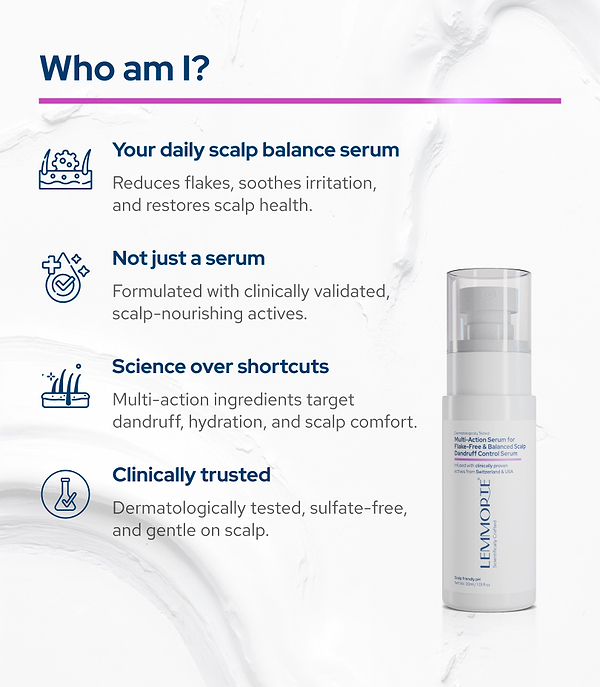 Lemmorte® Multi-Action Serum for Flake-Free & Balanced Scalp
