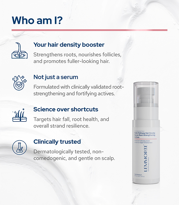 Lemmorte® Multi-Pathway Hair Density Serum with Root-Strengthening Actives