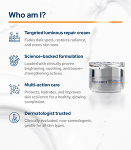 Lemmorte® Barrier-Bright complex for Luminous Repair Cream