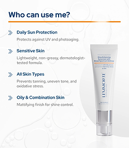 Lemmorte® Glow Enhancing Sunscreen with Broad Spectrum Defense