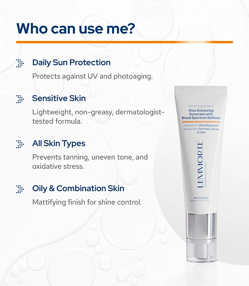 Lemmorte® Glow Enhancing Sunscreen with Broad Spectrum Defense