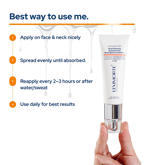 Lemmorte® Glow Enhancing Sunscreen with Broad Spectrum Defense