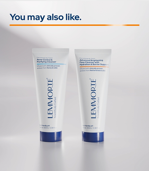 Lemmorte® Advanced Brightening Face Cleanser with Hydration & Barrier Support