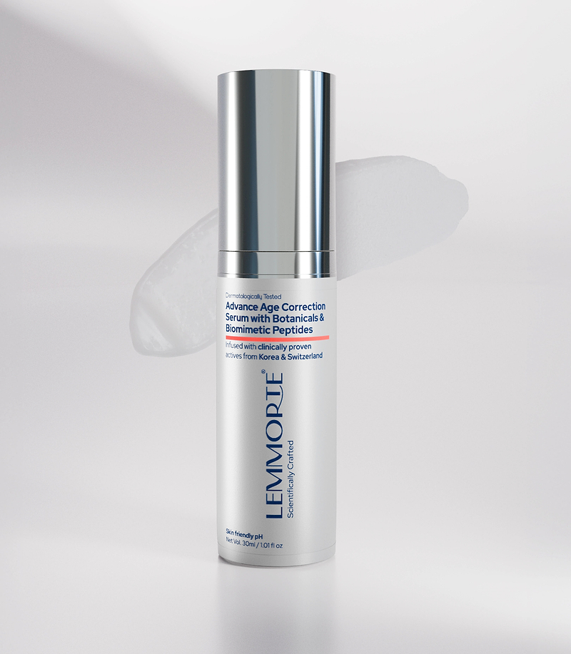 Lemmorte® Advanced Age Correction Serum with Botanicals & Biomimetic Peptides