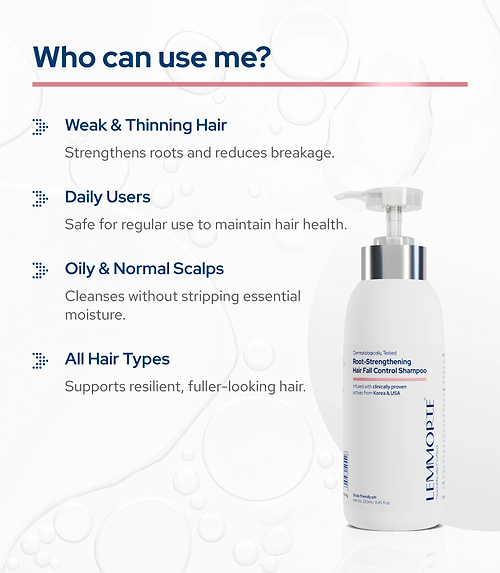 Lemmorte® Root-Strengthening Hair Fall Control Shampoo