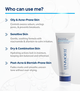 Lemmorte® Acne Control & Purifying Cleanser
