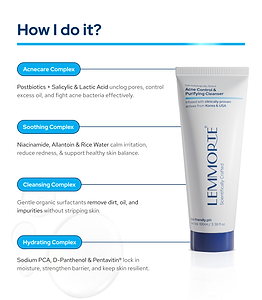 Lemmorte® Acne Control & Purifying Cleanser