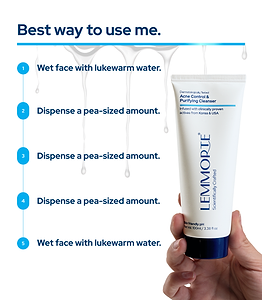 Lemmorte® Acne Control & Purifying Cleanser