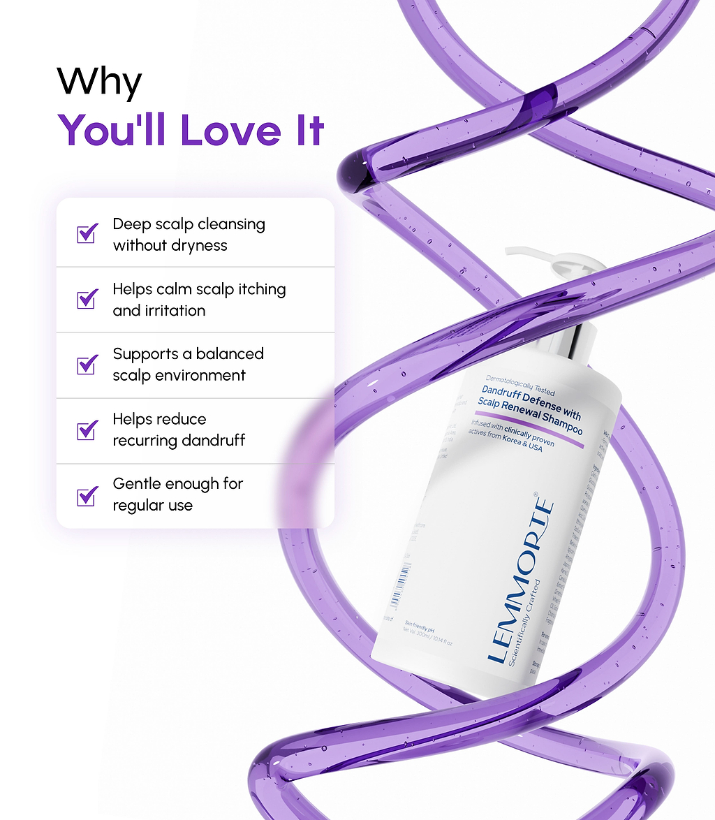 Dandruff Defense with Scalp Renewal Shampoo