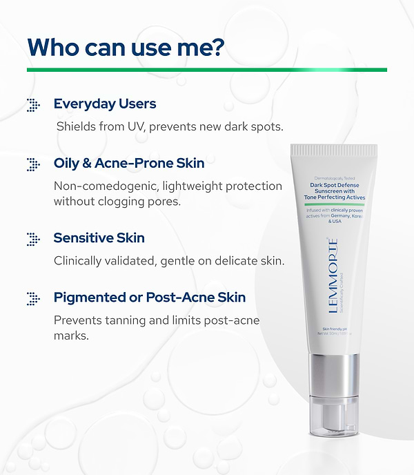 Dark Spot Defense Sunscreen with Tone-Perfecting Actives