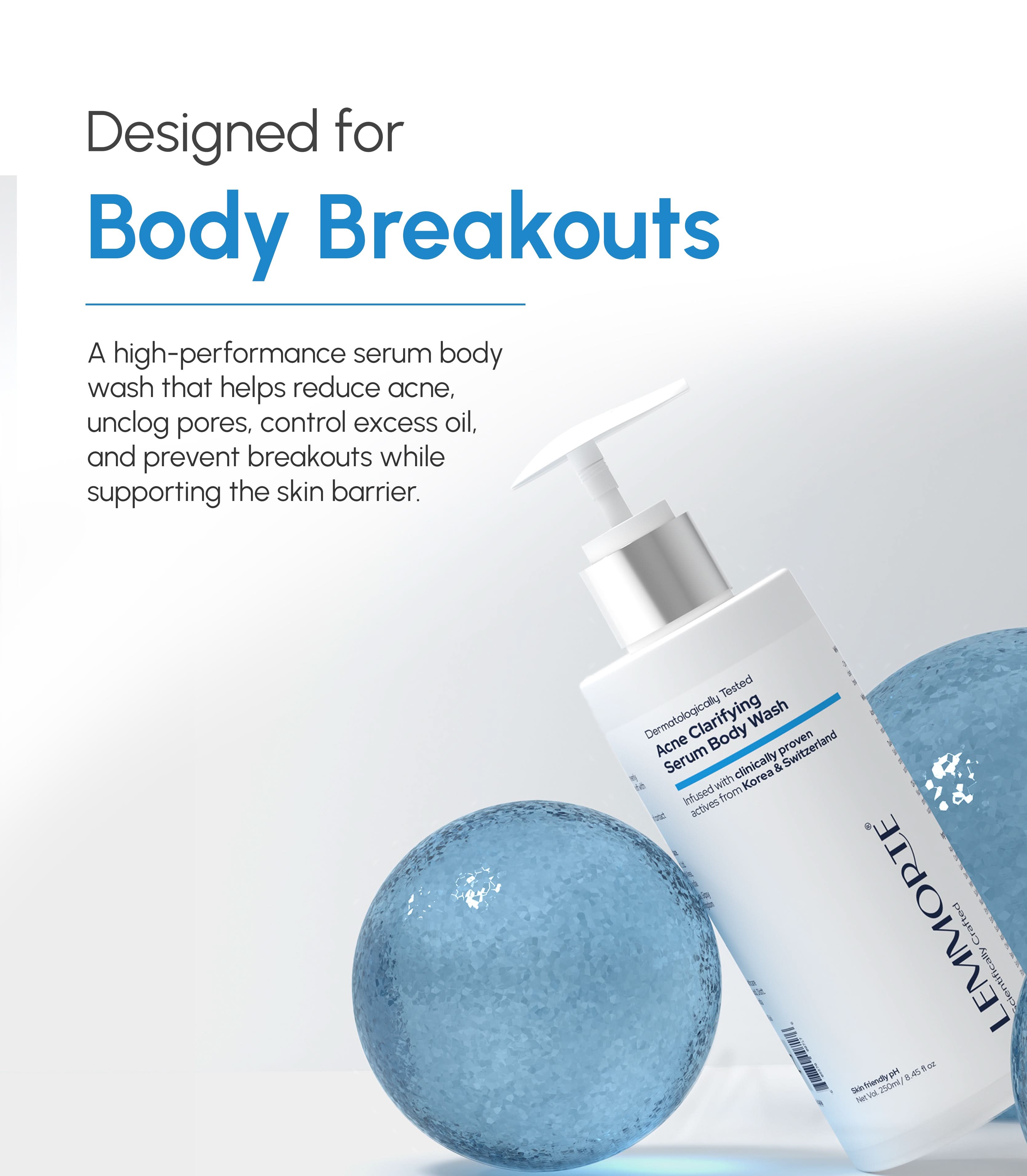 Acne Clarifying Serum Body Wash