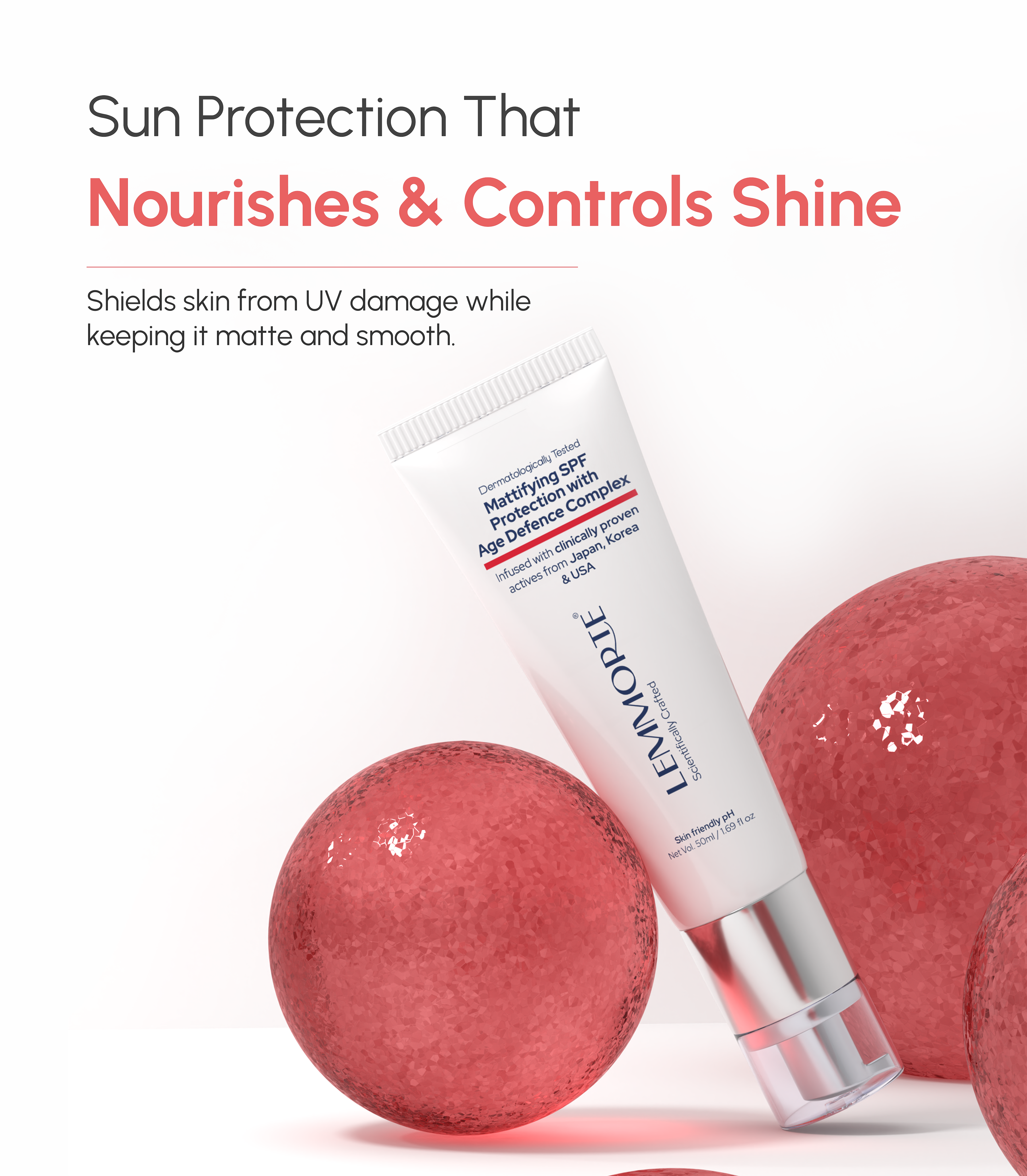 Mattifying SPF Protection with Age Defence Complex
