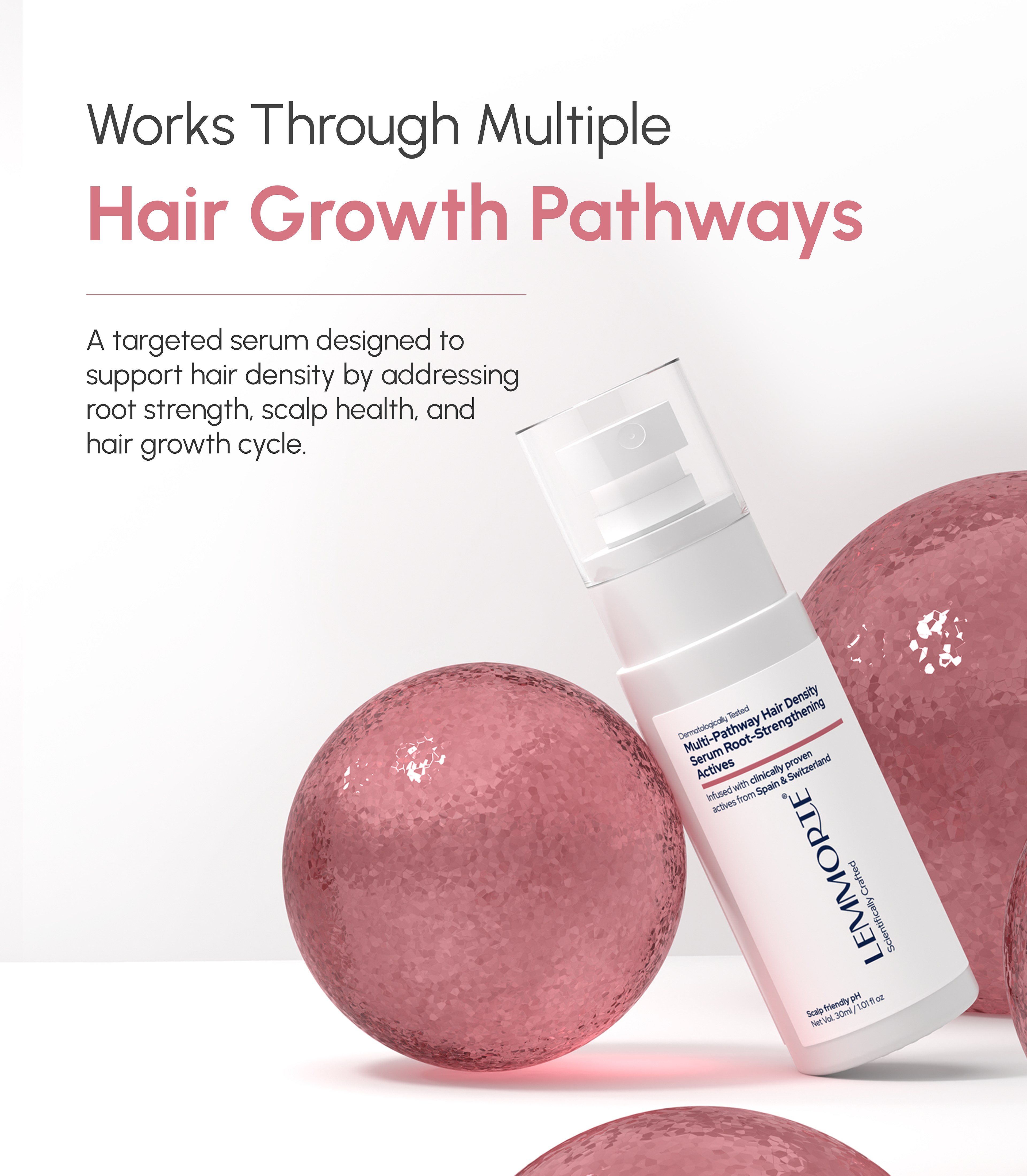 Multi-Pathway Hair Density Serum with Root-Strengthening Actives