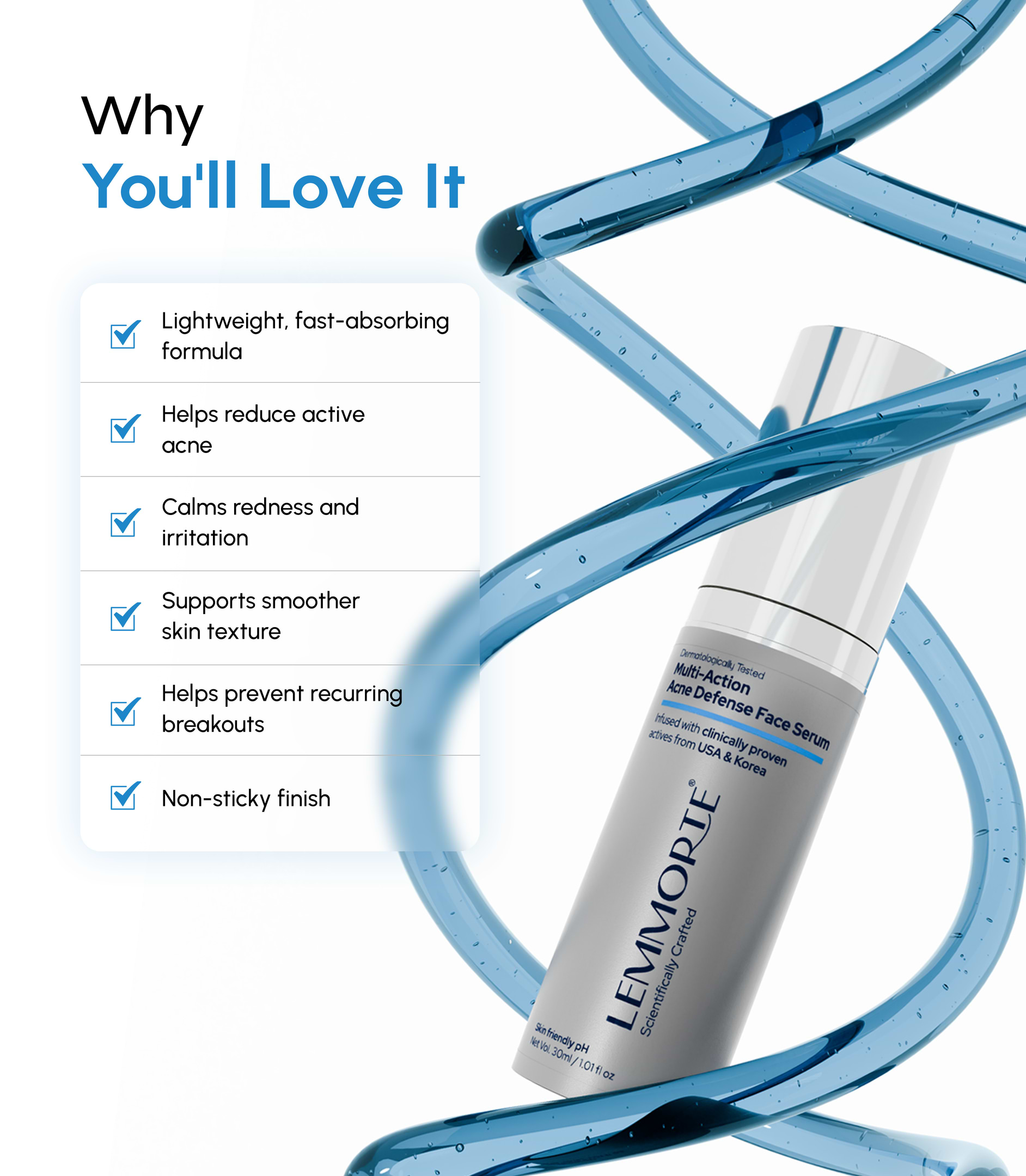 Multi-Action Acne Defense Face Serum