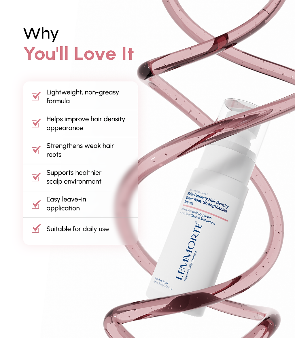 Multi-Pathway Hair Density Serum with Root-Strengthening Actives