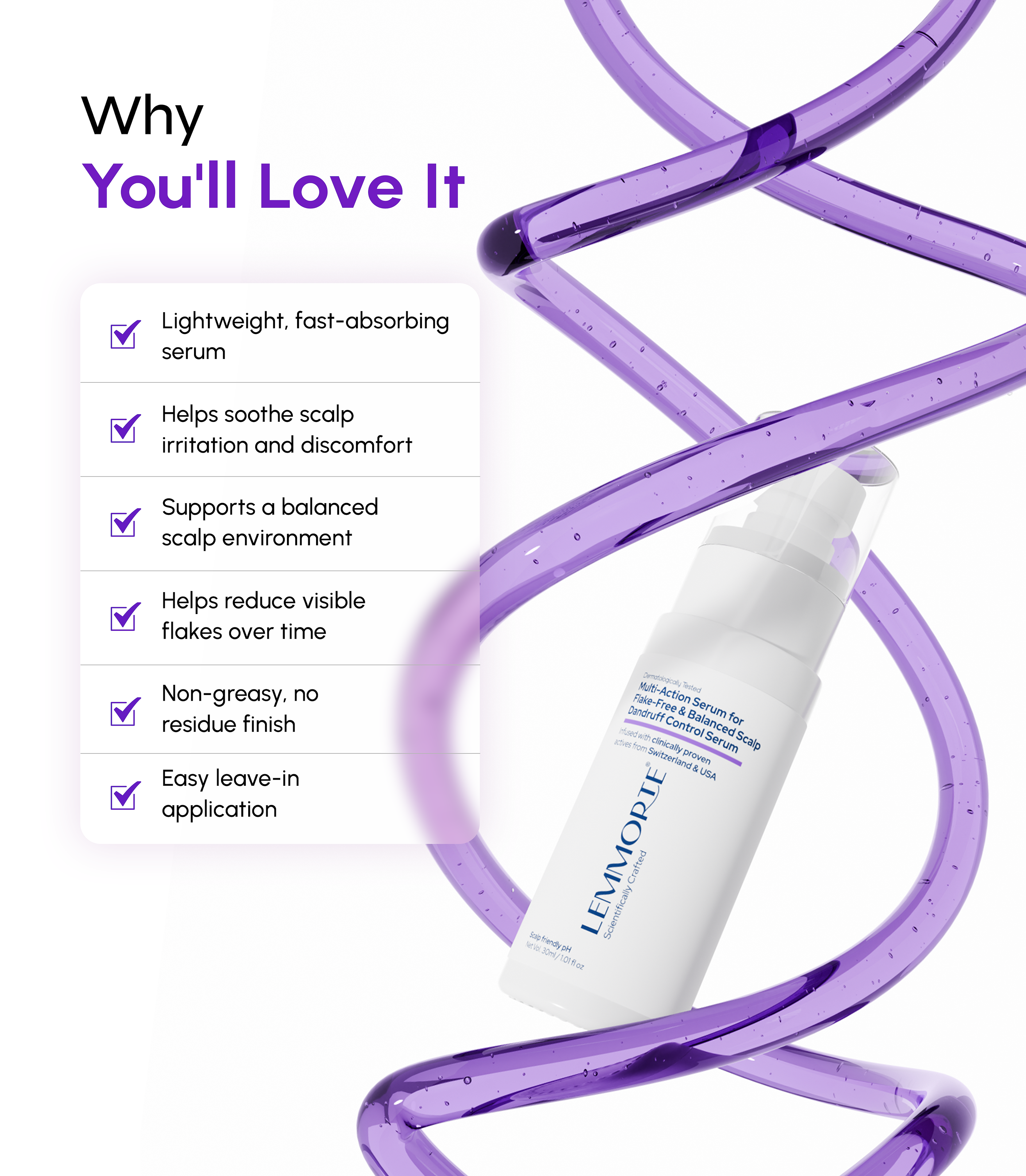 Multi-Action Serum for Flake-Free & Balanced Scalp