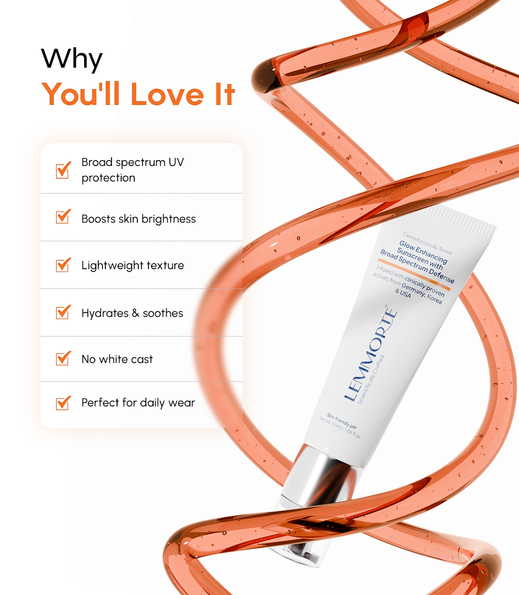 Glow Enhancing Sunscreen with Broad Spectrum Defense