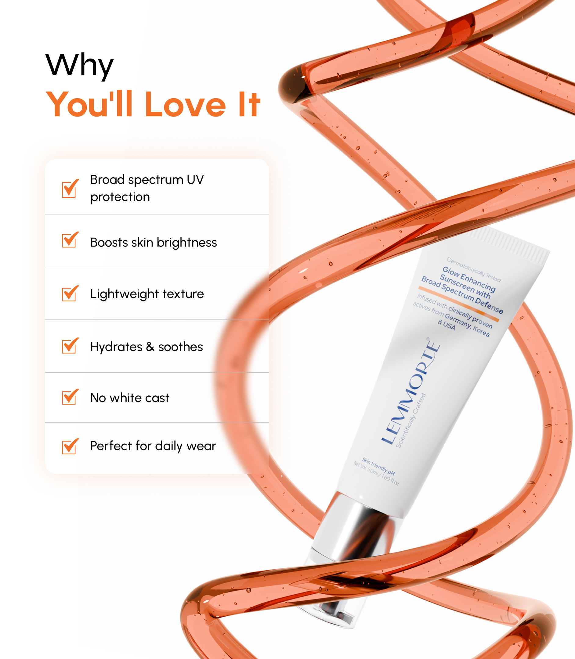 Glow Enhancing Sunscreen with Broad Spectrum Defense