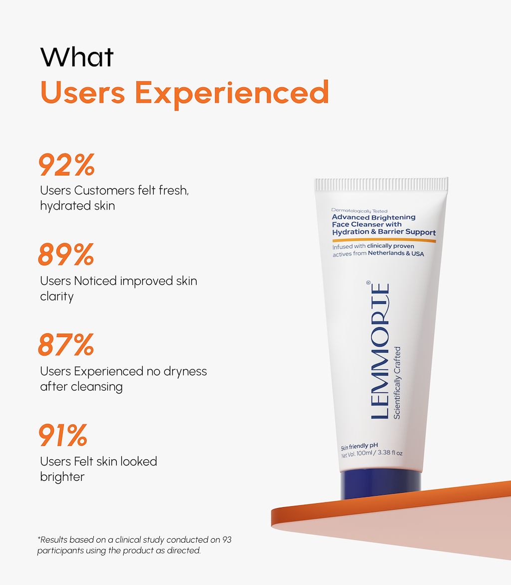 Advanced Brightening Face Cleanser with Hydration & Barrier Support