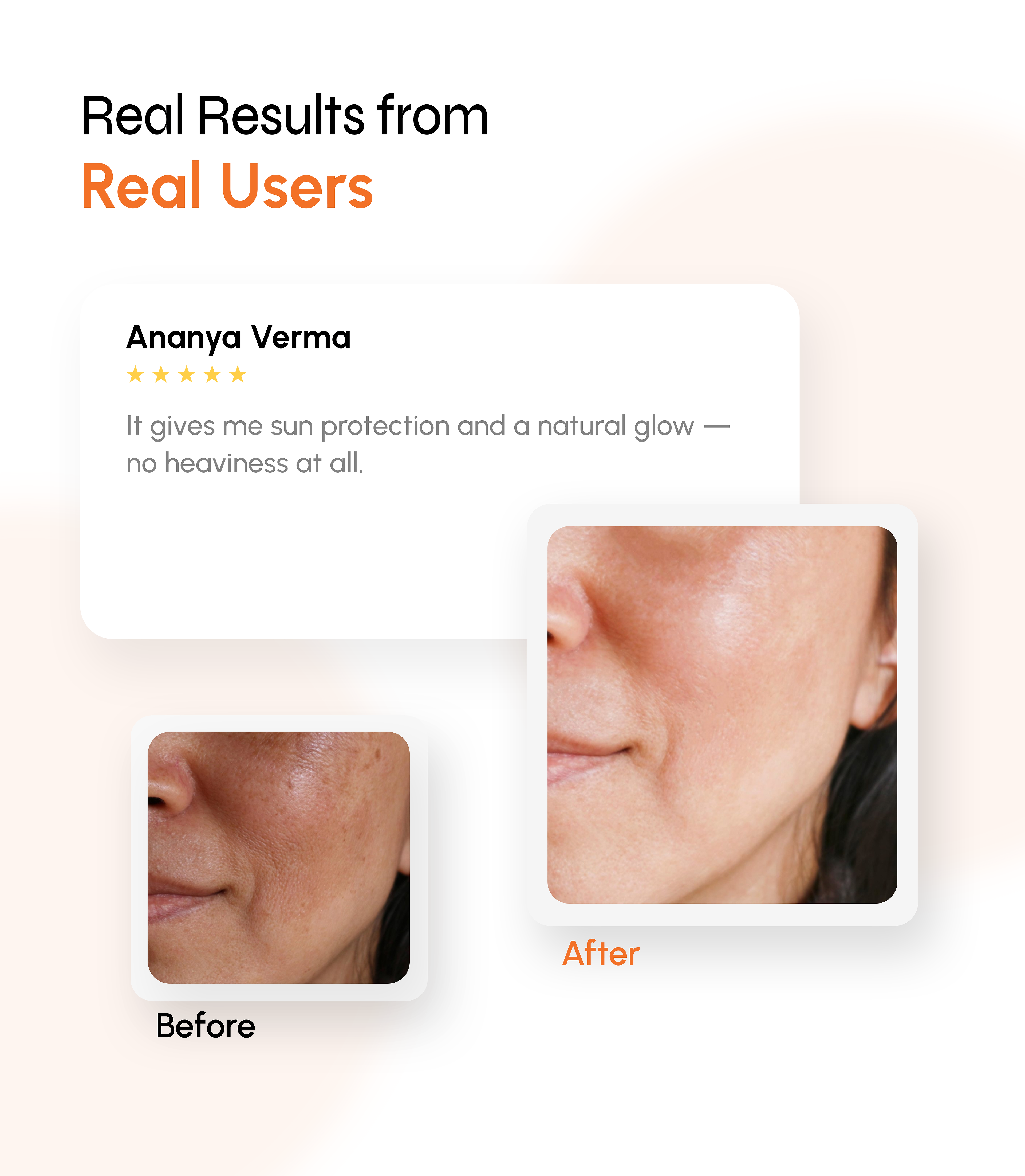 Glow Enhancing Sunscreen with Broad Spectrum Defense