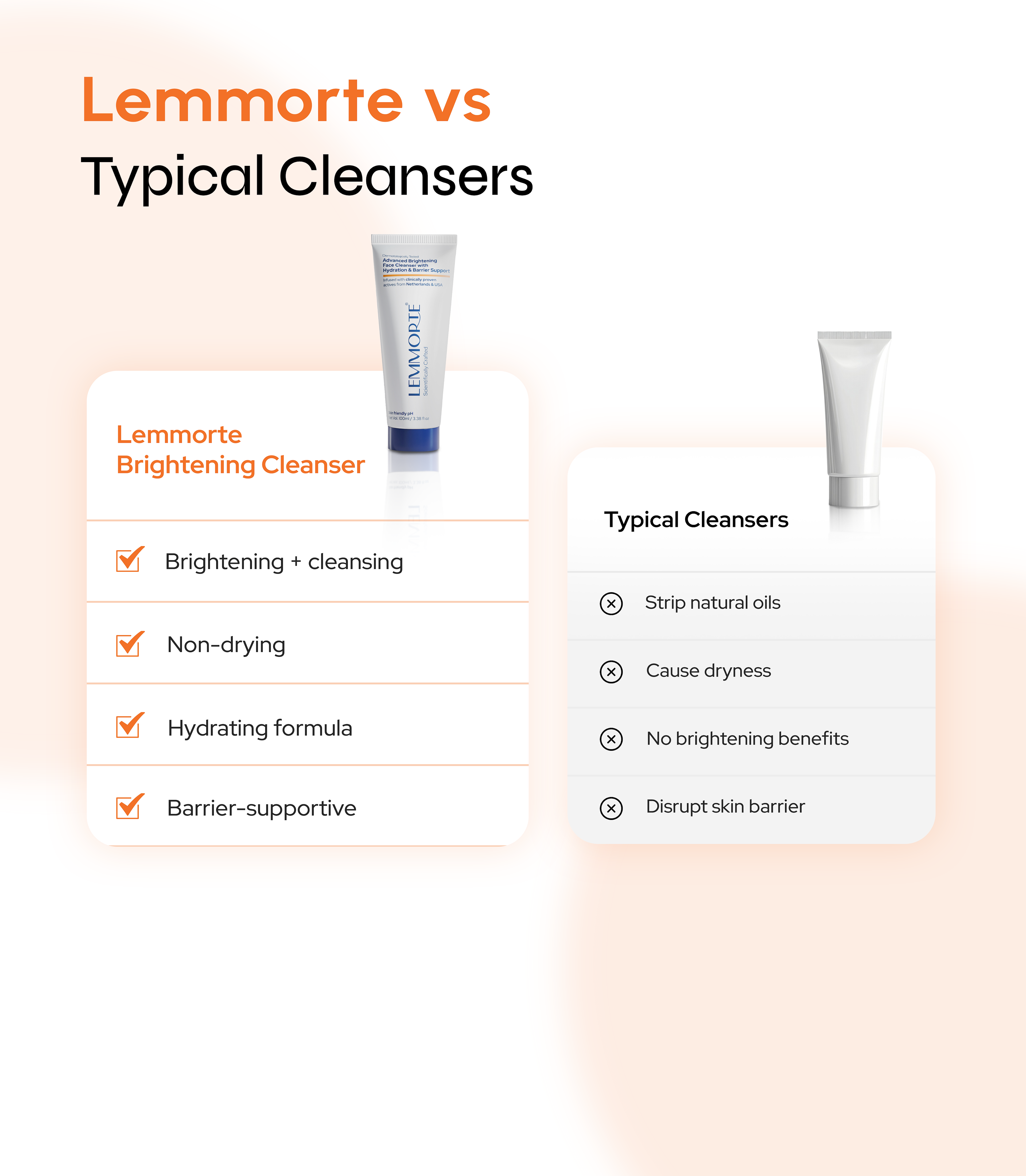 Advanced Brightening Face Cleanser with Hydration & Barrier Support