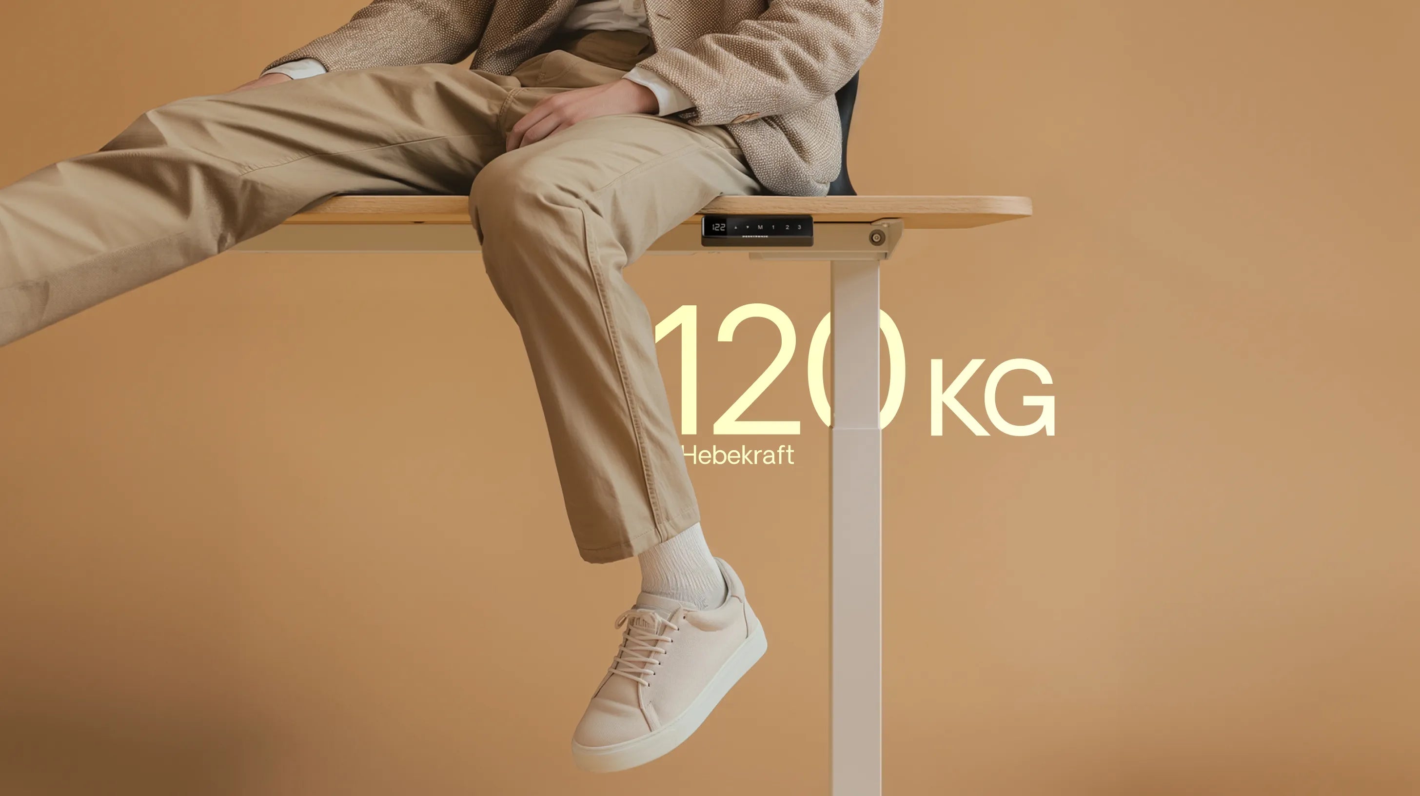 Höhenverstellbare Schreibtische 120 kg Gewichtsunterstützung