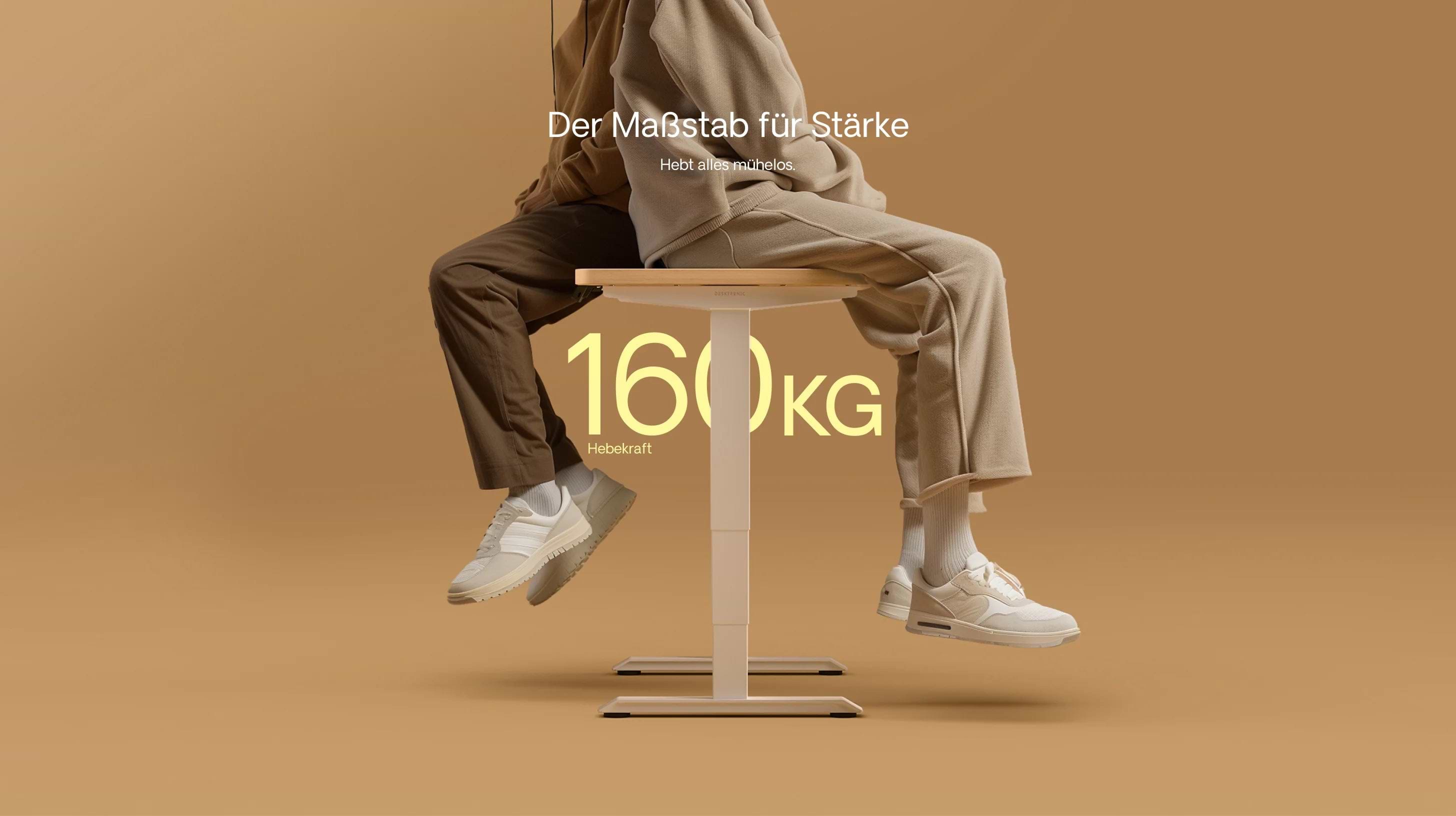 Höhenverstellbare Schreibtische mit Gewichtsunterstützung