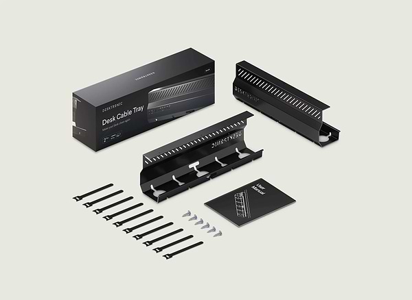 Lade das Bild in den Galerie-Viewer, Kabelkanal schwarz