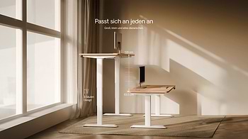 Lade das Bild in den Galerie-Viewer, Höhenverstellbare Schreibtische in verschiedenen Höhen