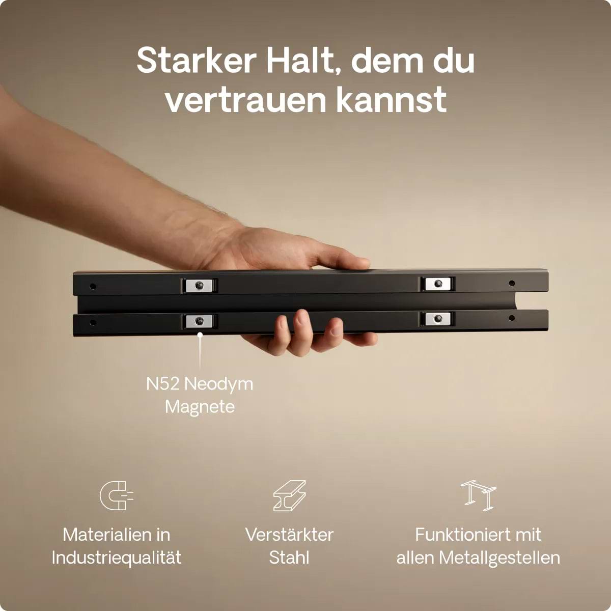 Magnetischer Kabelkanal