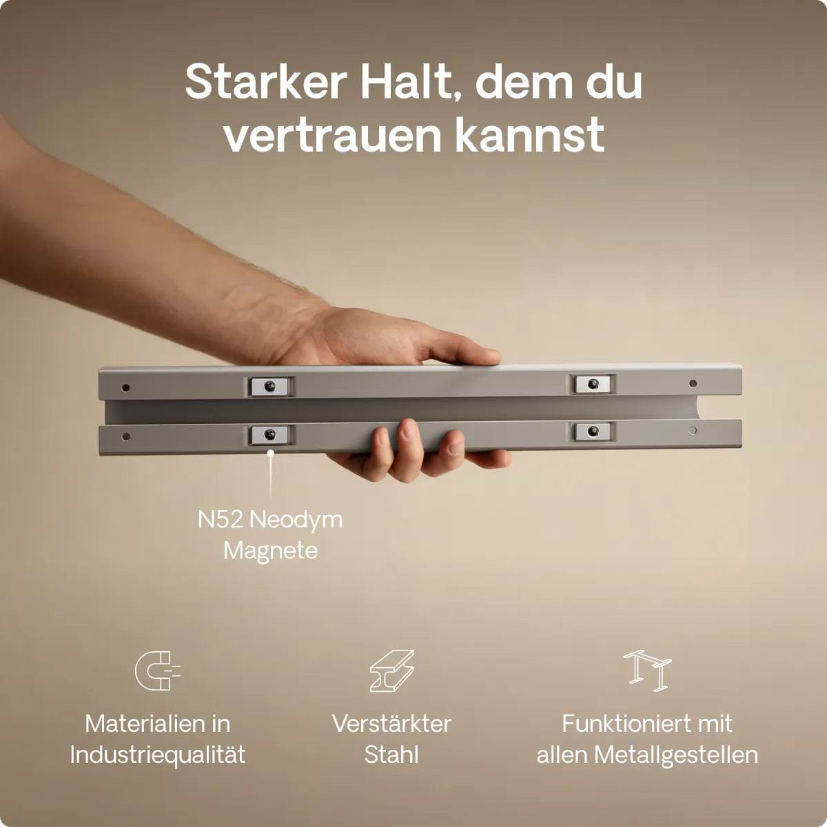 Magnetischer Kabelkanal