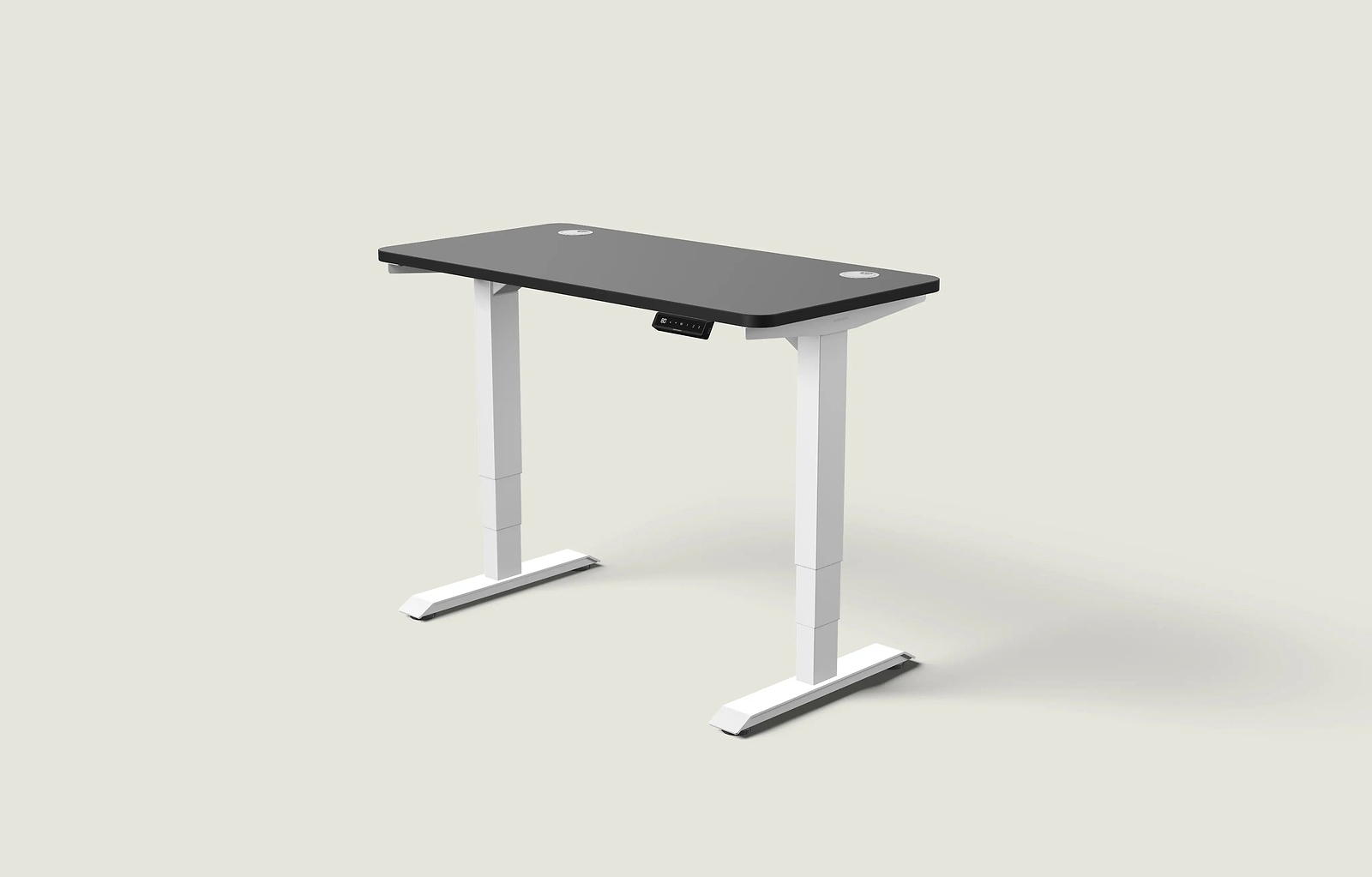 Weiß / Schwarz / 120x60 cm