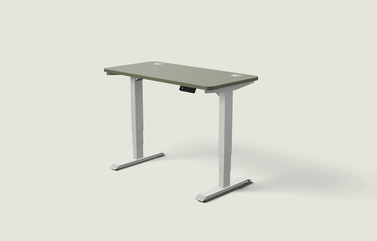 Grau / Olivgrün / 120x60 cm