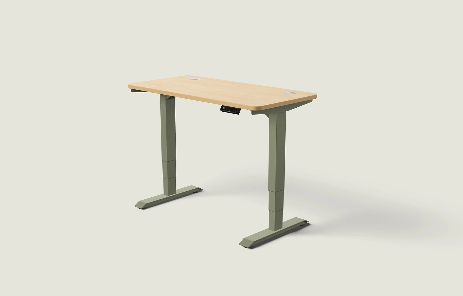 Olivgrün / Eiche / 120x60 cm