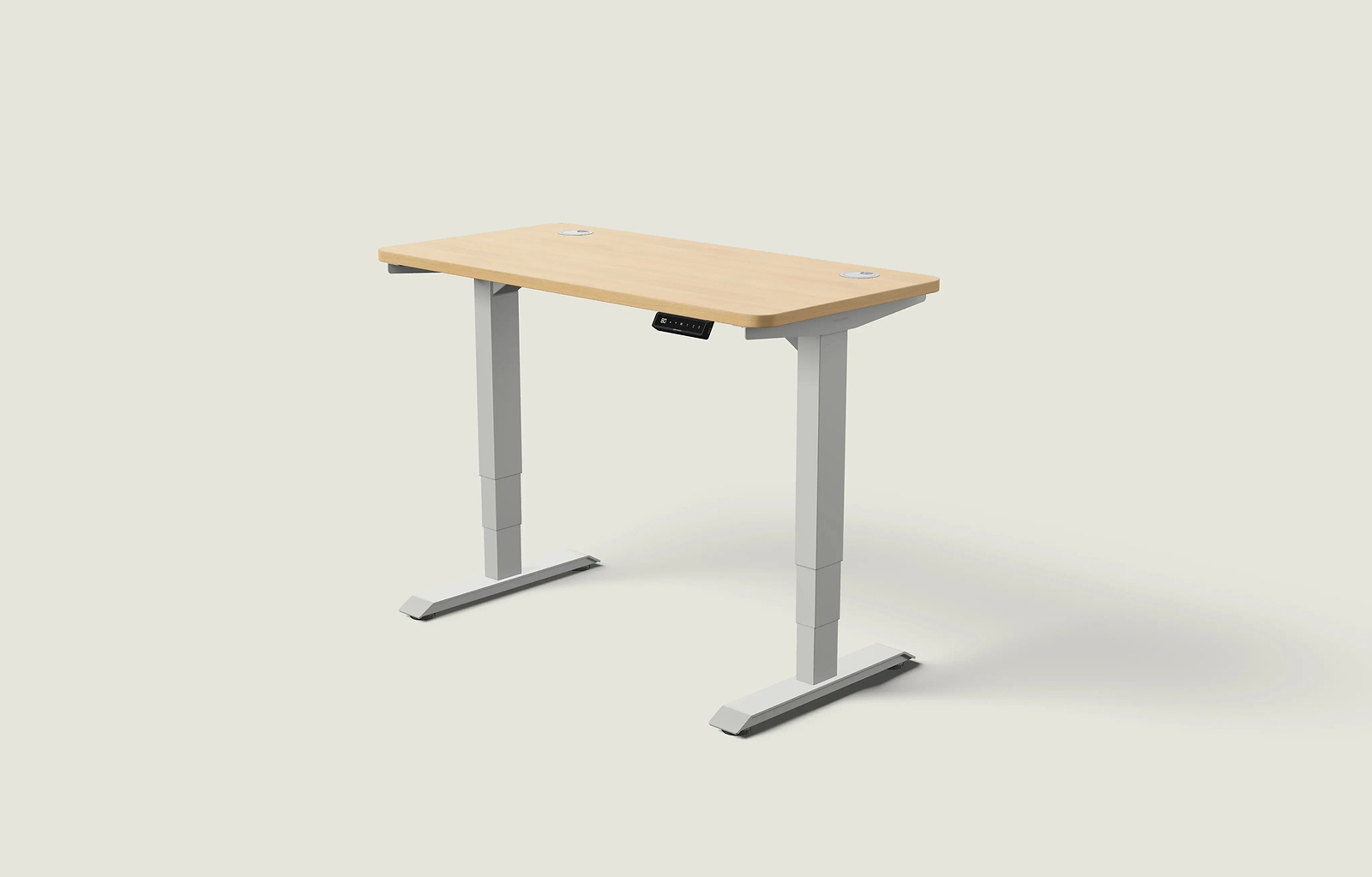 Grau / Eiche / 120x60 cm