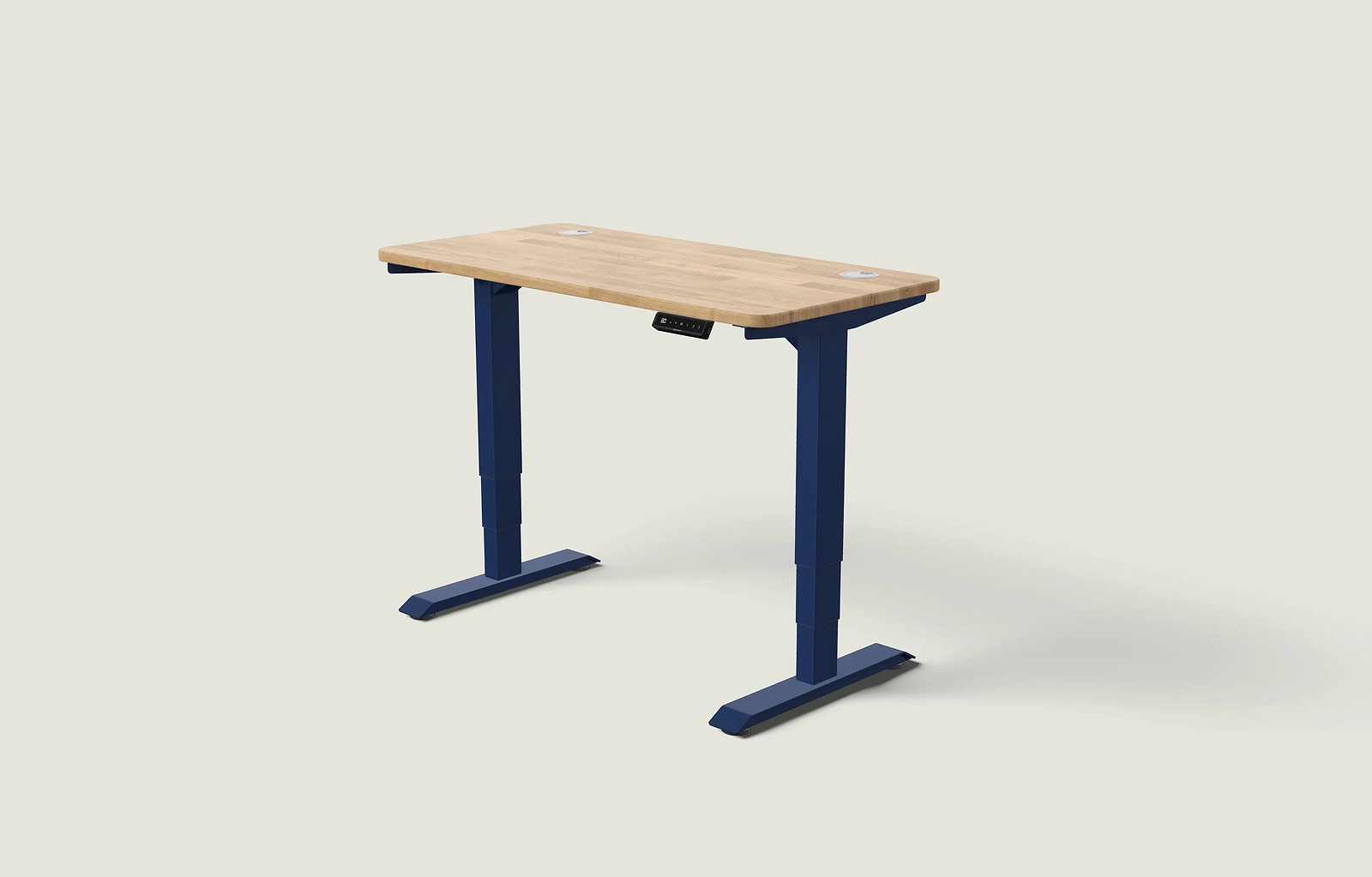 Mitternachtsblau / Massiv Eiche / 120x60 cm