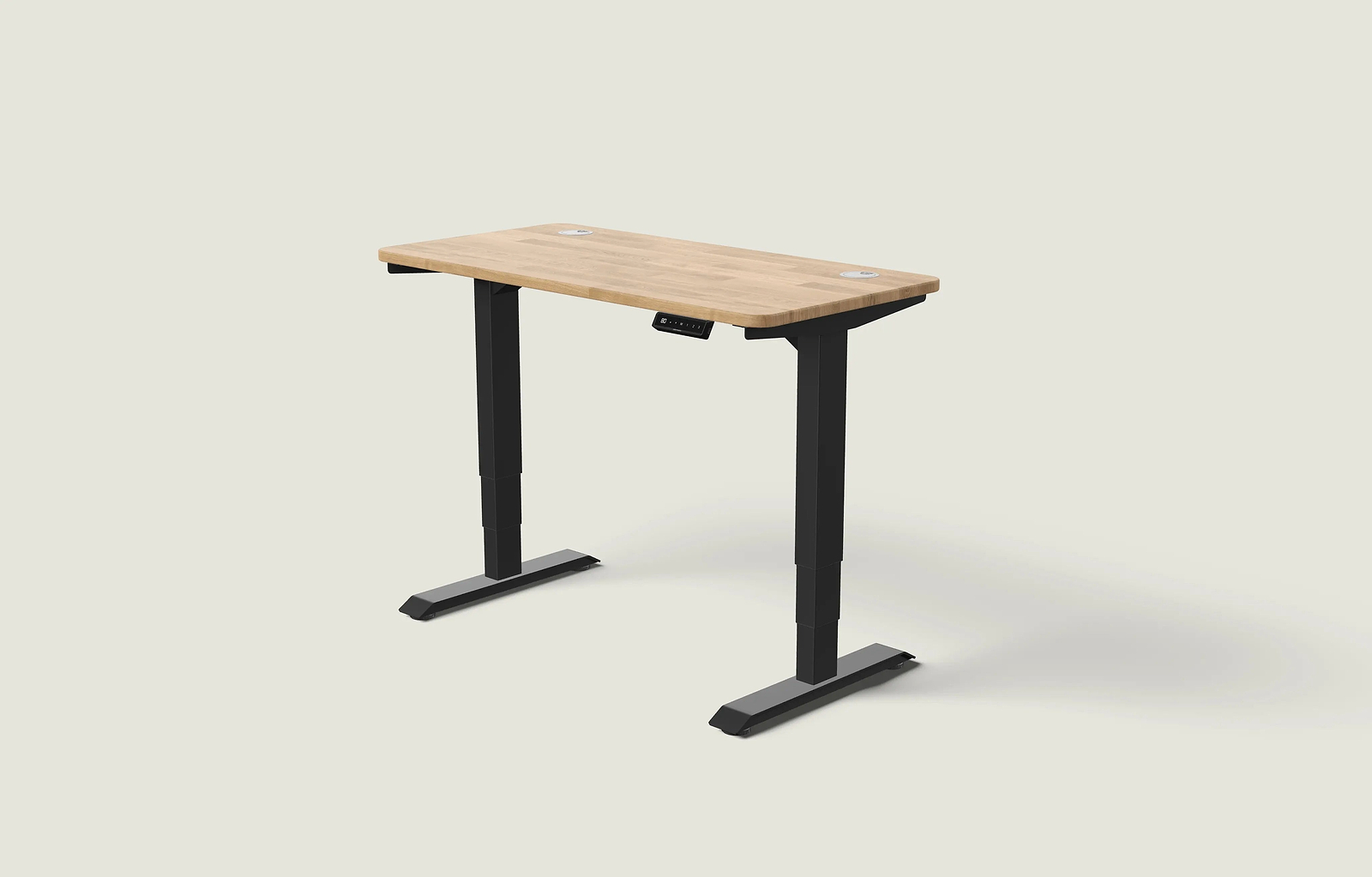 Schwarz / Massiv Eiche / 120x60 cm