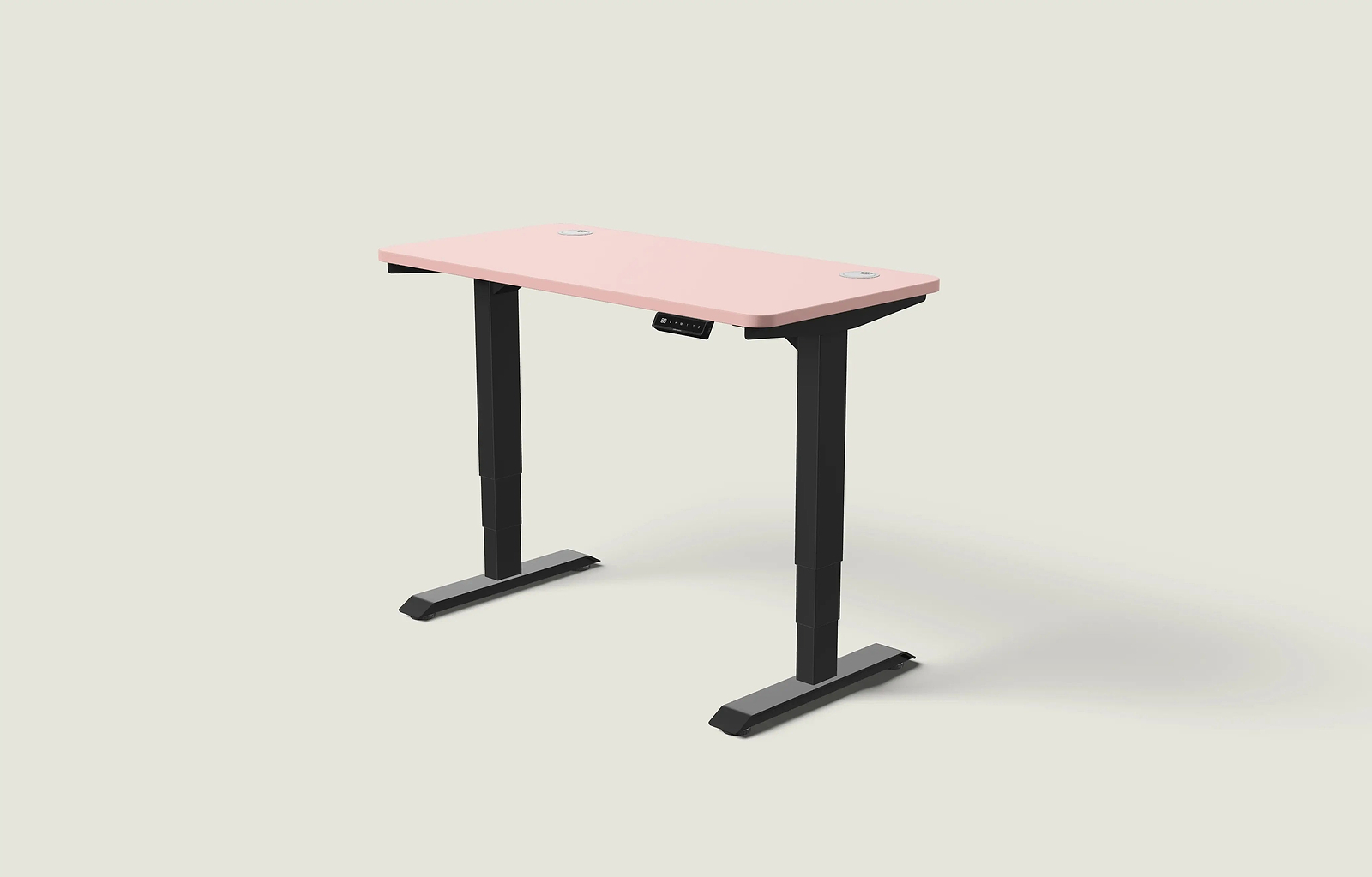 Schwarz / Gedecktes Rosa / 120x60 cm