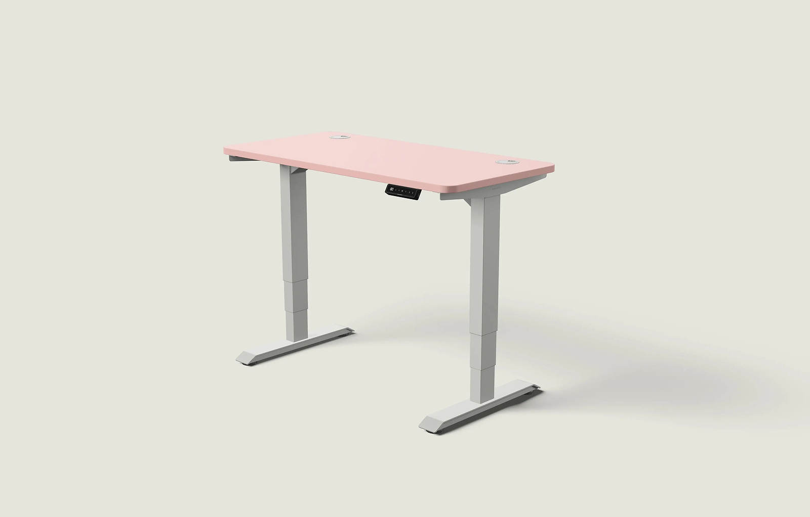 Grau / Gedecktes Rosa / 120x60 cm