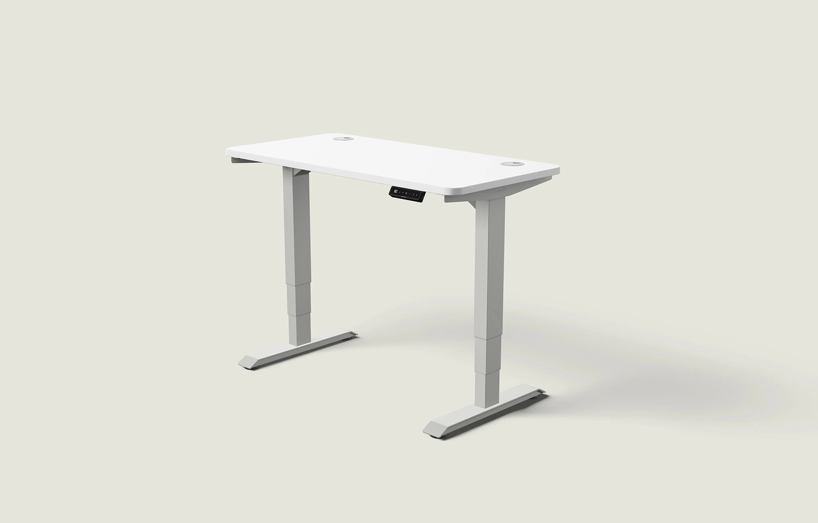 Grau / Weiß / 120x60 cm